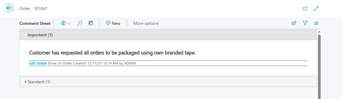 Clever Dynamics Creating Comments